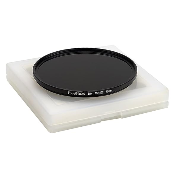 Fotodiox Pro 72mm 10 Stop Neutral Density Slim Filter ND1000 for Photography and Videography - Image 2