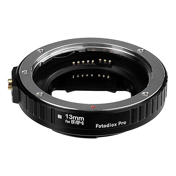 Fotodiox Pro 13mm Macro Extension Tube for Canon EOS EF/EF-S Lenses - Auto-Exposure & Autofocus for Extreme Close-Ups