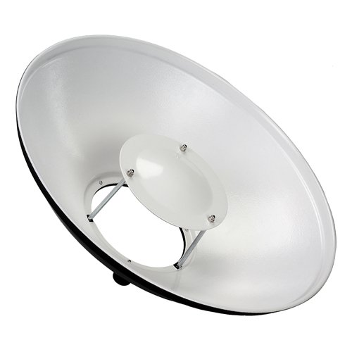 Fotodiox Pro 16 Inch Beauty Dish for Elinchrom Monolights and Strobe Flash Lights Ideal for Professional Photography
