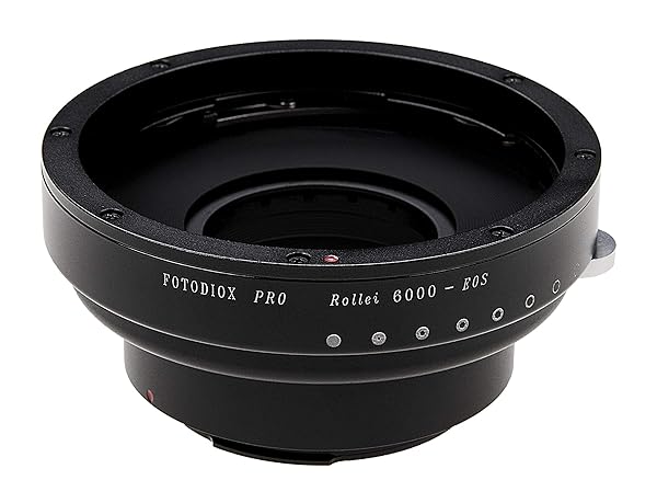 Fotodiox Pro IRIS Lens Mount Adapter for Rollei 6000 to Canon EOS EF/EF-S Cameras