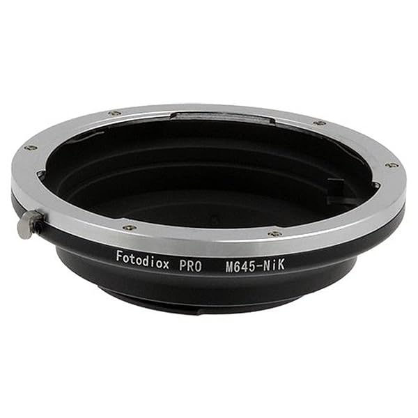Fotodiox Pro Lens Mount Adapter: Mamiya 645 MF to Nikon F-Mount Compatibility