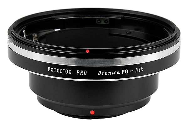 Fotodiox Pro Lens Mount Adapter: Bronica GS-1 PG to Nikon F-Mount DSLR Compatibility