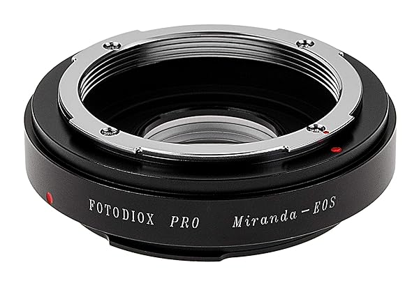 Fotodiox Pro Lens Mount Adapter: Miranda (MIR) to Canon EOS EF for DSLR Cameras