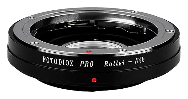 Fotodiox Pro Lens Mount Adapter: Rollei 35mm to Nikon F-Mount DSLR Compatibility