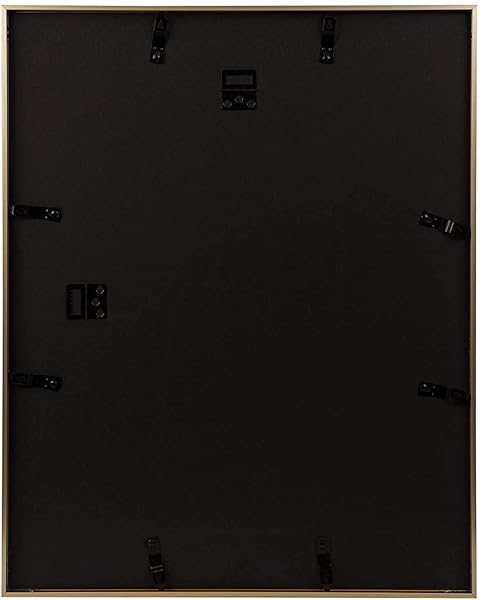 Frametory 11x14 Aluminum Photo Frame with Ivory Mat for 8x10 Pictures - Stylish Gold Metal Frame Collection - Image 5