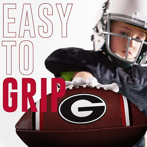 Franklin Sports Georgia Bulldogs Youth Football - Official NCAA Junior Size Team Ball with Logos - Image 3