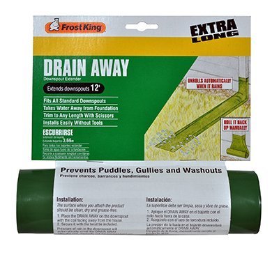 "Frost King 144" Green Poly Automatic Drain: 7.2" W x 6.2" L - Efficient Drainage Solution for Your Home"