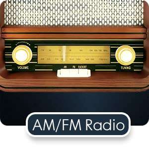 Fuse RAD-V1 Vintage Wood Retro Radio: Bluetooth AM/FM Speaker in Mid Century Modern Design - Image 9