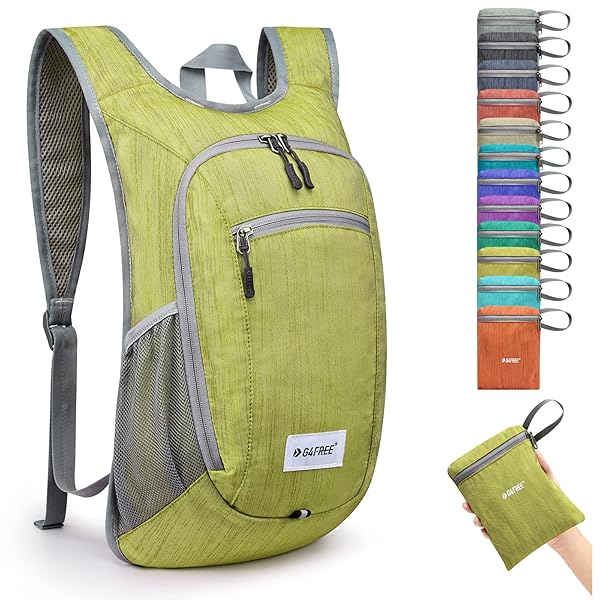 G4Free 10L 15L Hiking Backpack Lightweight Packable Hiking Daypack Small Travel Outdoor Foldable Shoulder Bag