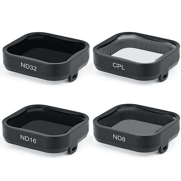 GEPULY 4 Pack Camera Lens Filters for GoPro Hero 5/6/7 - CPL & ND8/ND16/ND32 Kit for Stunning Photos - Image 3