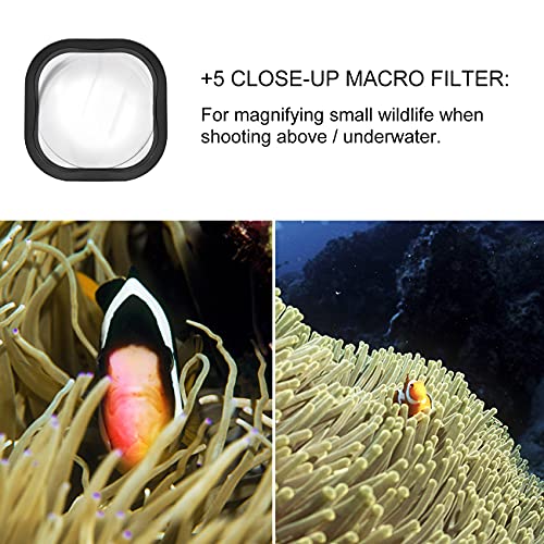 GEPULY Waterproof Case for GoPro Hero 13-9: 60M Dive Housing with Red, Snorkel & Macro Filters - Image 8
