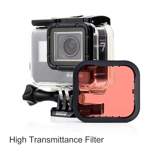 GEPULY Waterproof Housing Case for GoPro Hero 7/6/5/2018 - Dive Filters for 45M Underwater Photography - Image 10