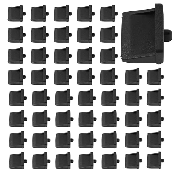 GINTOOYUN 50pcs USB Anti Dust Cap Port Plug Cover for USB Type A Female End Silicone Black