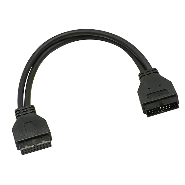 GINTOOYUN USB 3.0 20Pin Header Extension Cable - Male to Female Connector for Easy Connectivity