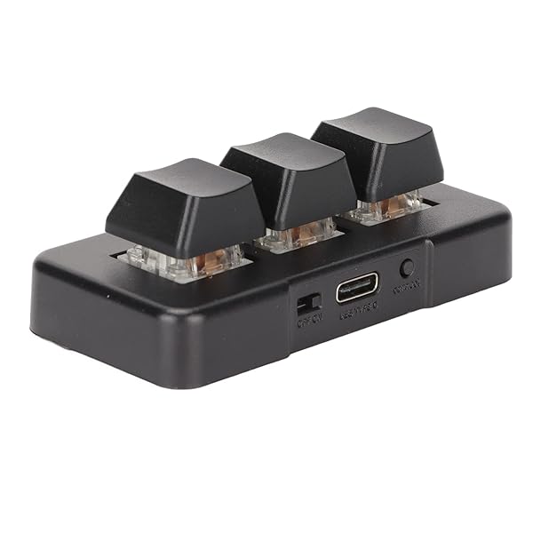 Buy GOWENIC Mini Programmable Keypad - 3 Keys RGB Mechanical Gaming Keyboard for Universal Computers