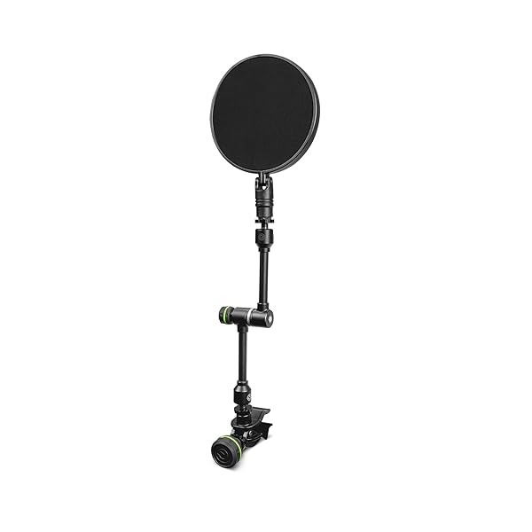 GRAVITY STANDS Pop Filter with VARI-ARM for Superior Sound Quality and Noise Reduction