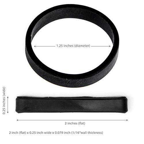 GRIFITI Band Joes 60 Pack Durable Colorful Silicone Rubber Bands for Cooking Chef Ring Wallet Box Book Wrap and Hardware Bulk Use - Image 4