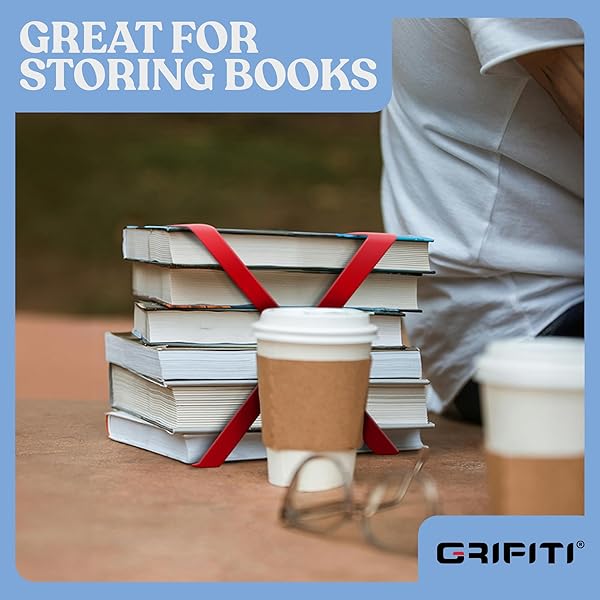 "GRIFITI Band Joes X Cross Style 12" Elastic Rubber Bands - 10 Pack for Cooking, Office, Puzzles & Games - Strong & Colorful!" - Image 7