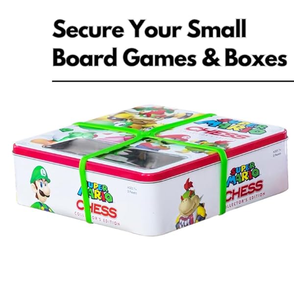 "GRIFITI Band Joes X Cross Style 6" Elastic Rubber Bands - 20 Pack for Cooking, Office, Puzzles & Games" - Image 5