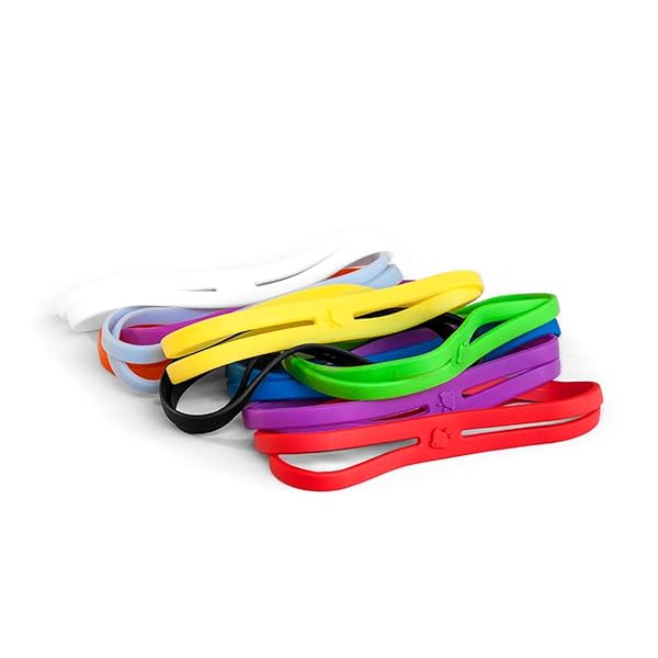 "GRIFITI Band Joes X Cross Style 6" Rubber Bands - 5 Pack, Heat & UV Resistant for Cooking, Games & More"
