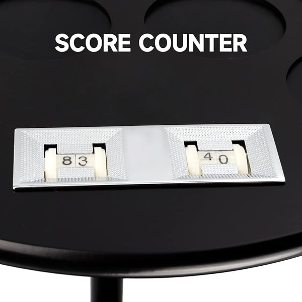 Corner-Style Billiards Pool Cue Rack with Score Counters - Holds 8 Cues & Balls | GSE Games & Sports Expert - Image 6