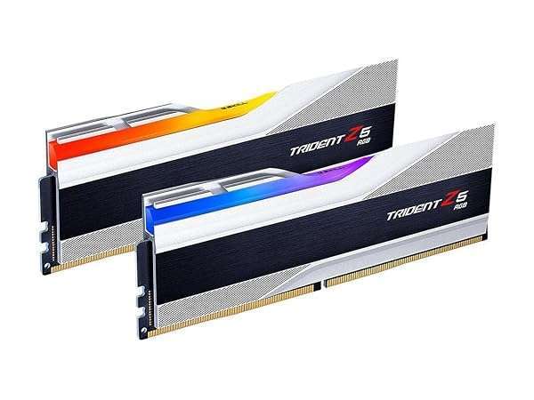 G.Skill Buy G.SKILL Trident Z5 RGB DDR5 64GB (2x32GB) 6400MT/s RAM - Intel XMP 3.0, Metallic Silver UDIMM