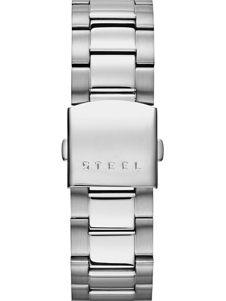 GUESS Stainless Steel Chronograph Bracelet Watch Silver-Tone U0668G7 with Date Feature Stylish and Durable Timepiece - Image 5