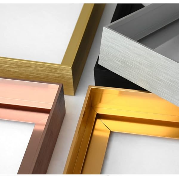 GVS ART DIY Metal Floating Frame for 16X20 Canvas Light Gold 4/5 Inch Depth Perfect for Art Display and Customization