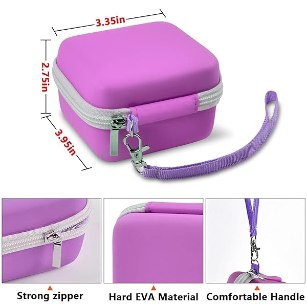 GWCASE Purple Camera Case for Seckton MAVOKIS ZUODUN YEEHAO HOOMOON Goopow GREENKINDER Kids Digital Cameras Holder Box Only - Image 7