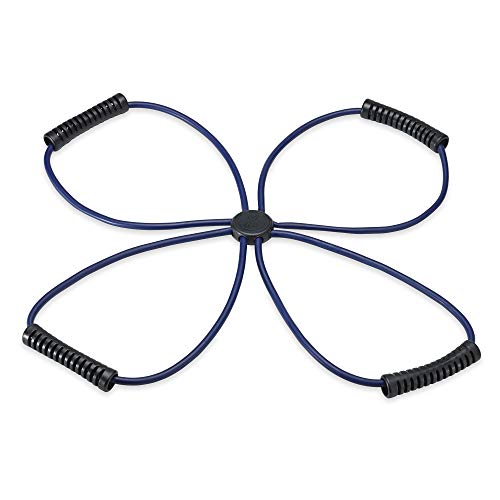 Gaiam Pilates Coreplus Reformer Kit: Total Body Resistance Band Workout with Comfort Grips & Digital Guide