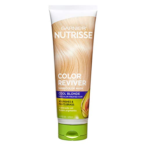 Revive Your Hair in 5 Minutes: Garnier Nutrisse Cool Blonde Color Mask (Pack of 2) - Nourishing Hair Care - Image 2