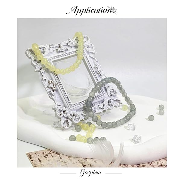 2600PCS 6mm Glass Beads Jewelry Making Kit 48 Colors Crystal Beads for Bracelets Christmas Colors Round Beads Ideal for Beginners - Image 7