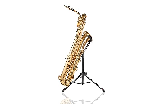 Buy Gator Frameworks Tripod Stand for Baritone Saxophone - GFW-BNO-SAXBARI | Durable & Adjustable - Image 2