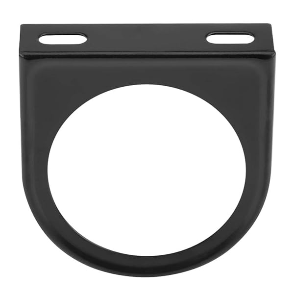 Universal 52mm Gauge Bracket Holder - Black Single Hole Meter Pod for Easy Installation