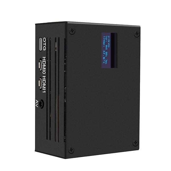 Geekworm KVM-A3 Kit for Raspberry Pi 4: Open Source KVM Over IP (Unassembled, No Raspberry Pi 4 Included)