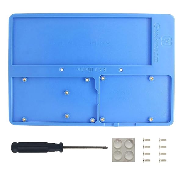 Geekworm RAB Holder for Raspberry Pi 5/4B/3B+ & Arduino - Versatile Breadboard Base & ABS Case