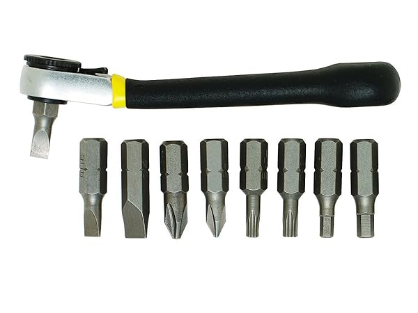 General Tools 80075 Nine-Piece Ratchet Offset Screwdriver Set: Versatile & Durable Hand Tool for Every DIY Project