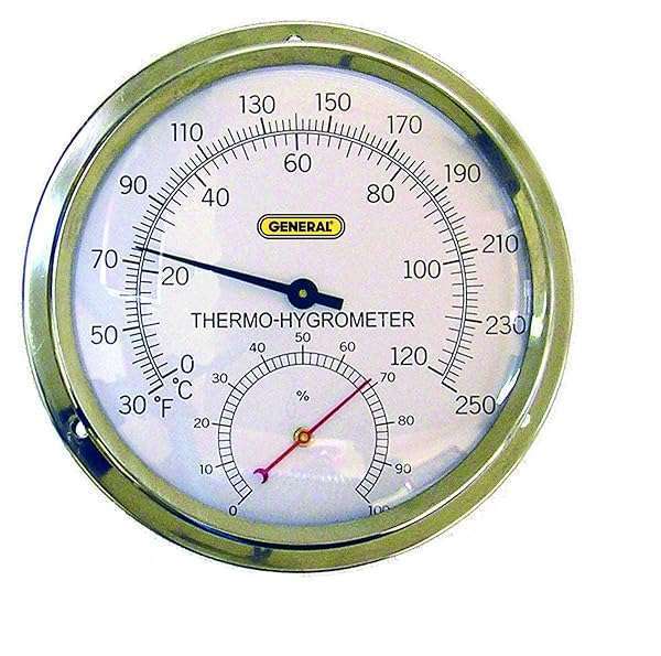 General Tools A600FC: High-Temperature Analog Thermo-Hygrometer for Accurate Readings