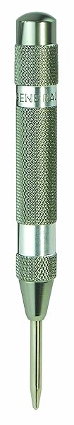 General Tools Automatic Center Punch #89 - Adjustable Stroke, Durable Stainless Steel Tool for Precision Marking