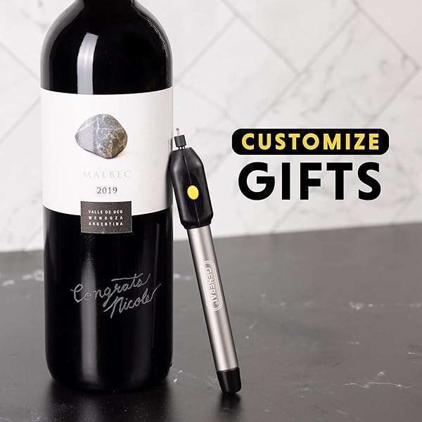 General Tools Cordless Engraving Pen - Diamond Tip Etching Tool for Metal, Toys, Glass & More - Image 6