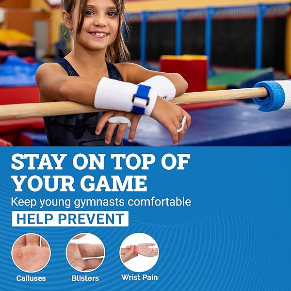 Shop Gibson Rainbow Gymnastic Grips - 3 Sizes & Colors, Durable Leather, Made in USA for Kids & Adults - Image 5