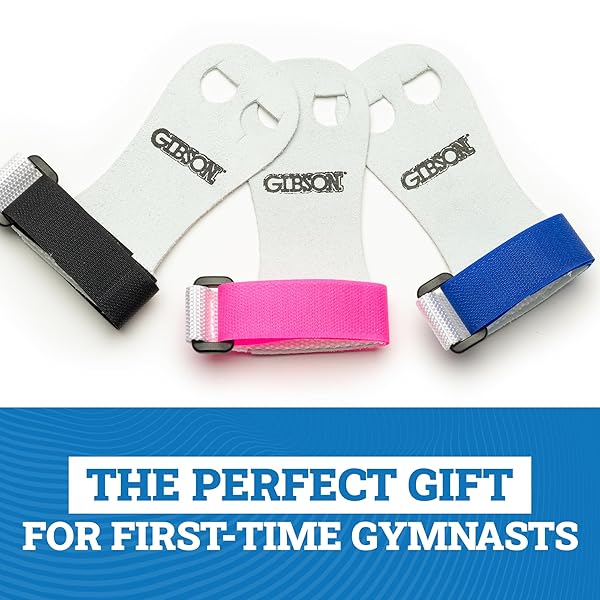 Shop Gibson Rainbow Gymnastic Grips - 3 Sizes & Colors, Durable Leather, Made in USA for Kids & Adults - Image 6