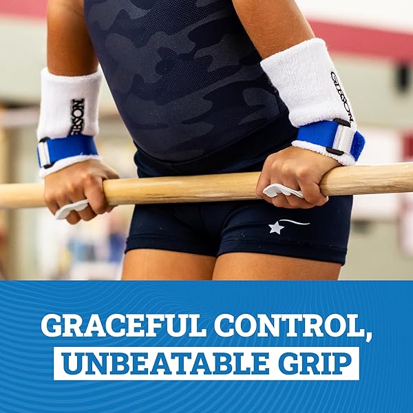 Shop Gibson Rainbow Gymnastic Grips - 3 Sizes & Colors, Durable Leather, Made in USA for Kids & Adults - Image 7