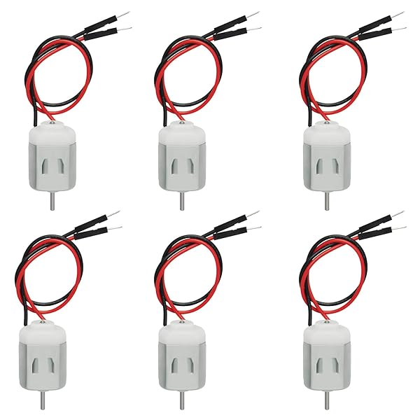 Buy Gikfun 1.5V-6V Type 130 Mini DC Motors for Arduino DIY Projects - Pack of 6 - Image 2