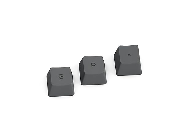 Glorious GPBT Black Ash Keycaps - Thick PBT 114 Set for Full Size & TKL Mechanical Keyboards - Image 4