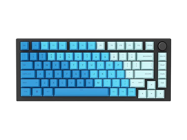 Glorious GPBT Caribbean Ocean Keycaps - Thick PBT 114 Keycap Set for All Mechanical Keyboards - Image 3