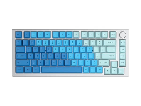 Glorious GPBT Caribbean Ocean Keycaps - Thick PBT 114 Keycap Set for All Mechanical Keyboards - Image 4