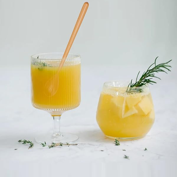 Set of 8 Colorful Melamine Mixing Spoons - Long Espresso, Latte, Dessert & Cocktail Stirring Spoons (8.8-Inch) - Image 6