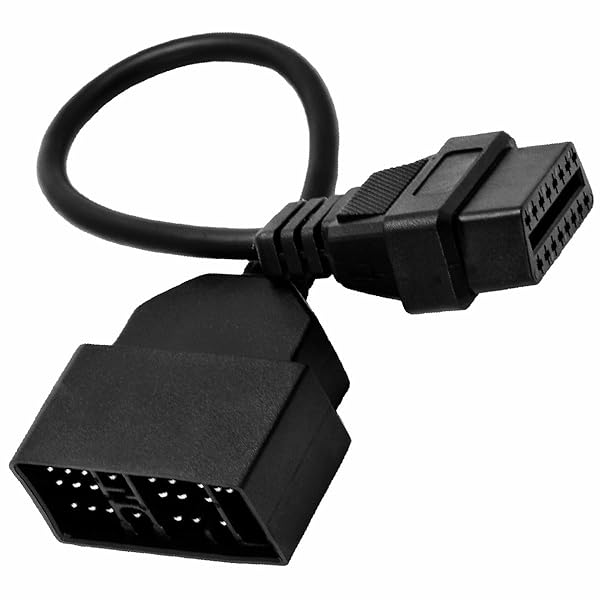 Goliton 22 Pin OBD1 to 16 Pin OBD2 Adapter Cable for Toyota Diagnostic Scanner