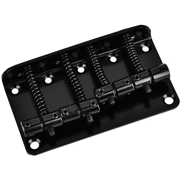 Gotoh 4 String Vintage Style Bass Bridge - Black Electric Bass Guitar Upgrade - Image 7